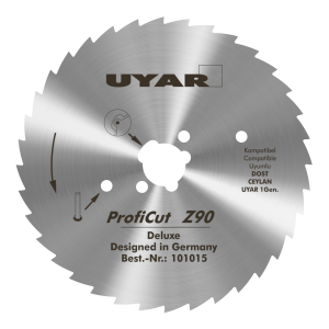 Ostrze ząbkowane 90mm, oryginalne, UYAR ProfiCut Z90 Deluxe (2 gen.)