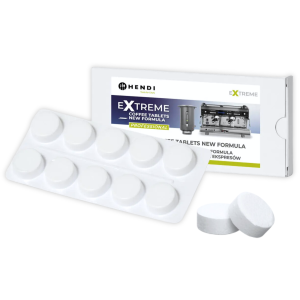 Extreme Coffee Tablets NEW FORMULA profesjonalny środek do mycia ekspresów HENDI 10 tab.
