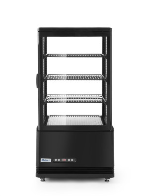 Witryna chłodnicza nastawna 68 l Arktic czarny 230V/170W 444x397x(H)875mm