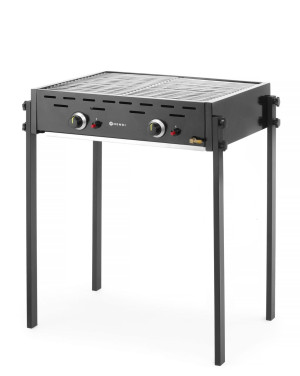 Roast-Master Pro Black Grill gazowy HENDI czarny 11,6kW 790x560x(H)900mm