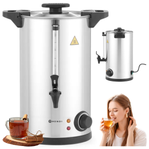 Warnik do wody o pojedynczych ściankach HENDI 10L, 1500W 340x315x(H)430mm