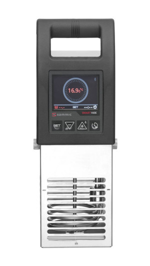 Cyrkulator zanurzeniowy do gotowania sous vide SmartVide 7 Sammic srebrny 230V/2000W 124x140x(H)360mm