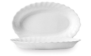 Rawierka Trianon Arcoroc 220 mm biały 220x140x(H)28mm