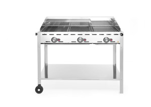 Grill Green Fire 3-palnikowy HENDI Profi Line 17,4kW 1078x612x(H)825mm