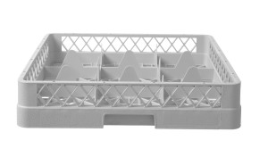 Kosz do szkła 500×500 mm HENDI 9 przegródek - 150x150 mm 500x500x(H)104mm