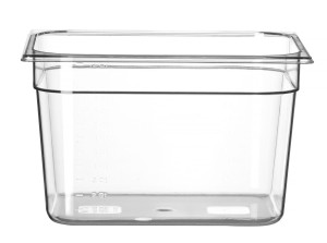 Pojemnik GN 1/2 z poliwęglanu HENDI Profi Line GN 1/2 12,5L transparentny 325x265x(H)200mm