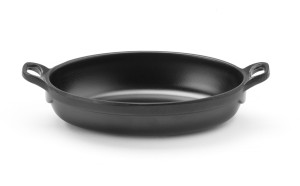 Rondelek czarny mini owalny Little Chef Fine Dine czarny 155x80x(H)37mm