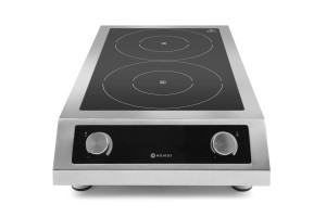 Kuchenka indukcyjna podwójna 7000 HENDI Profi Line 400V/7000W 405x700x(H)145mm