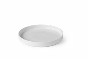 Talerz z wysokim rantem Oslo HENDI Oslo biały 200x(H)25mm