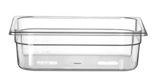 Pojemnik GN 1/2 z poliwęglanu HENDI Profi Line GN 1/2 6,5L transparentny 325x265x(H)100mm