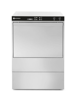 Zmywarka do naczyń 50x50 - sterowana elektromechanicznie HENDI z dozownikiem detergentu i pompą spustową 230V/3600W 600x570x(H)830mm