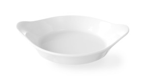 Półmisek do zapiekania okrągły z uchwytami HENDI 0,15L 185x152x(H)40mm