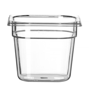 Pojemnik GN 1/6 z poliwęglanu HENDI Profi Line GN 1/6 2,4L transparentny 176x162x(H)150mm