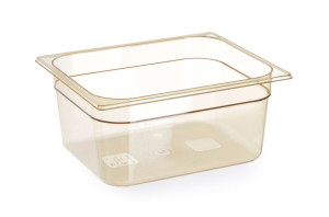 Pojemnik GN 1/2 z grilamidu do wysokiej temperatury HENDI GN 1/2 4L transparentny 325x265x(H)65mm
