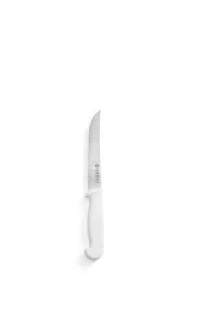 Nóż uniwersalny ze szlifem kulowym HENDI długi biały (L)230mm