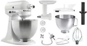 KitchenAid 5K45SSEWH, biały, 4,28L Bartscher