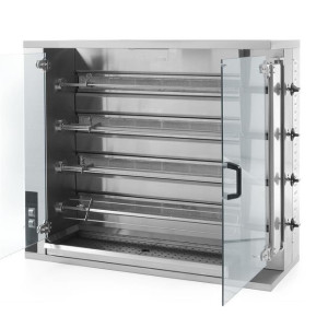Rożen gazowy na 16-20 kurczaków HENDI 1150x472x(H)981mm