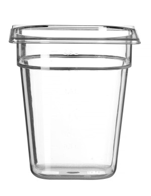 Pojemnik GN 1/6 z poliwęglanu HENDI Profi Line GN 1/6 3,4L transparentny 176x162x(H)200mm