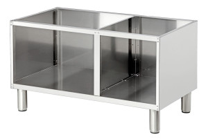 Podstawa otwarta 650, szer. 1000mm, StCrNi Bartscher