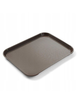 Taca z polipropylenu Fast Food mała HENDI brązowy 265x345x(H)20mm