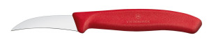 Nóż do jarzyn zagięty Victorinox czerwony (L)162mm