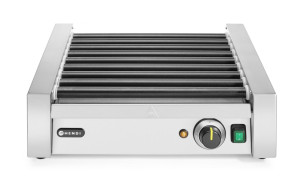 Podgrzewacz rolkowy do parówek jednostrefowy HENDI 9 rolek 230V/940W 520x425x(H)175mm