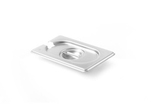 Pokrywka do pojemników GN z wycięciem na chochlę HENDI Kitchen Line GN 1/9 176x108mm