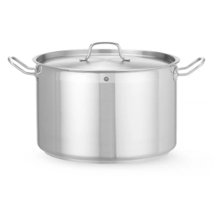 Garnek średni z pokrywką HENDI Profi Line 23,5L 360x(H)230mm