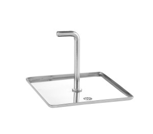 Forma kucharsko-cukiernicza kwadratowa HENDI dociskacz 80x80x(H)55mm