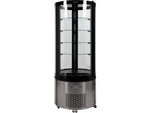 Witryna Chłodnicza 400L 68x68x175 Czarna YATO