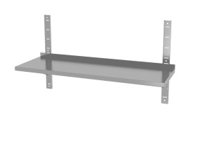 Półka wisząca przestawna pojedyncza z 2 konsolami HENDI 3 szt. 1200x300x(H)600mm