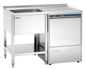 Stół ze zlewem 1-komorowy z ociekaczem lewy 1200x700mm Bartscher