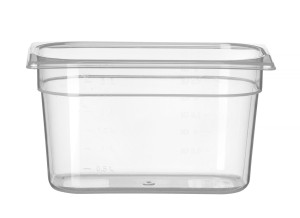 Pojemnik GN 1/4 z polipropylenu HENDI Profi Line GN 1/4 4L transparentny 265x162x(H)150mm