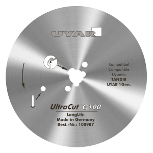 Ostrze gładkie 100mm, oryginalne, UYAR UltraCut G100 LongLife (2 gen.)