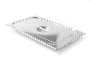 Pokrywka do pojemników GN z wycięciem na chochlę HENDI Kitchen Line GN 1/1 530x325mm