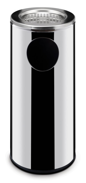 Kosz stojący z popielnicą HENDI 33L ø240x(H)660mm