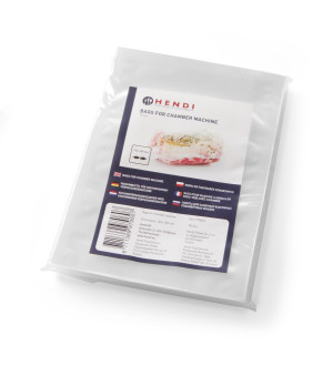 Worki do przechowywania produktów do pakowarek komorowych HENDI 100 szt. 350x250mm