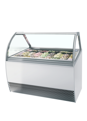 Wentylowana chłodziarka ekspozycyjna na lody gałkowe MILLENNIUM LX18 | TEFCOLD