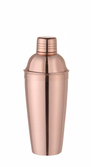 Shaker 3-częściowy Cobbler BarUp miedziany 85x(H)240mm