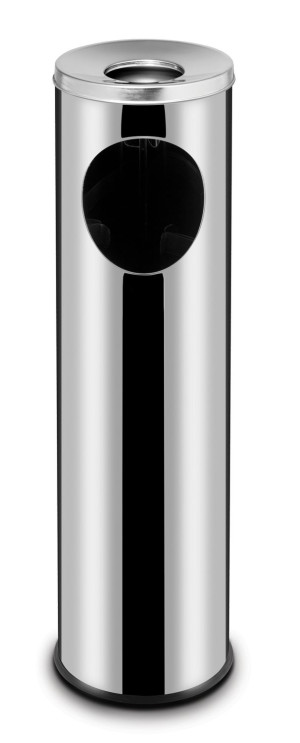 Kosz stojący z popielnicą HENDI 15L ø200x(H)700mm
