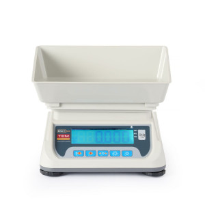 TEM - Waga sklepowa LCD z portem RS232 i legalizacją seria ECO+ TEM 255x264x(H)189mm