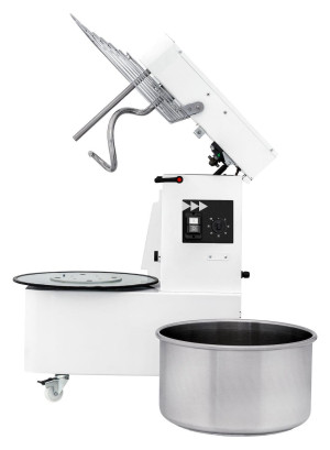 Miesiarka spiralna z podnoszoną głowicą i wyjmowaną dzieżą 22 l Prismafood 56 kg/godz. 22L 400V/750W 390x670x(H)735mm