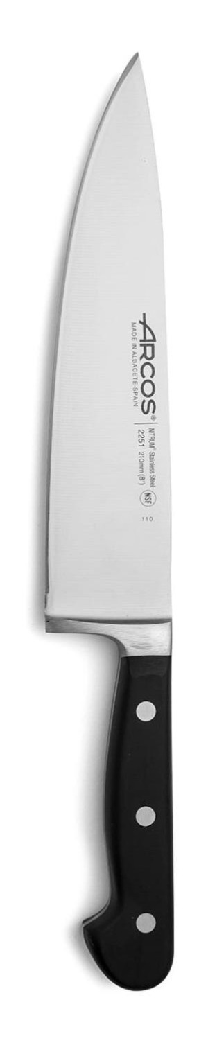 Nóż szefa kuchni seria ÓPERA Arcos czarny (L)342mm