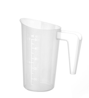 Miarka z polipropylenu piętrowalna HENDI 0,5L 95x(H)136mm