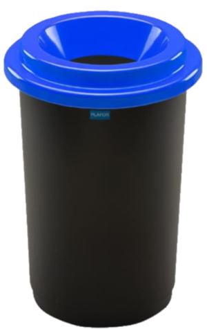 Niebieski kosz do segregacji ECOBIN 50 L