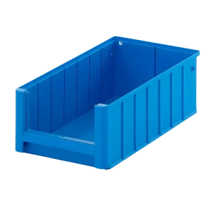Niebieski pojemnik magazynowy 400x234x140 mm