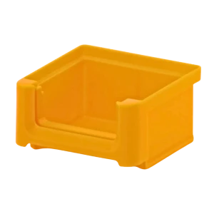 Żółty pojemnik magazynowy 102x85x50 mm
