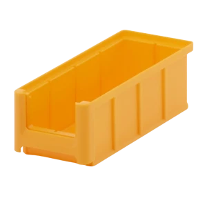 Żółty pojemnik magazynowy 220x102x75 mm