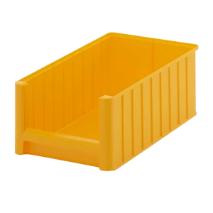 Żółty pojemnik magazynowy 500x310x200 mm