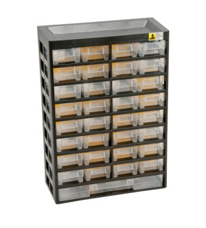 Regalik szufladkowy 33 szuflady - 303x133x434 mm